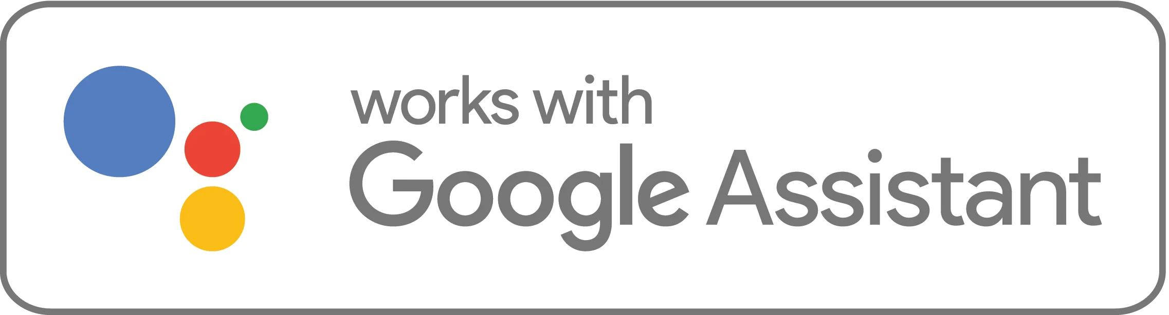 Works with Google Assistant