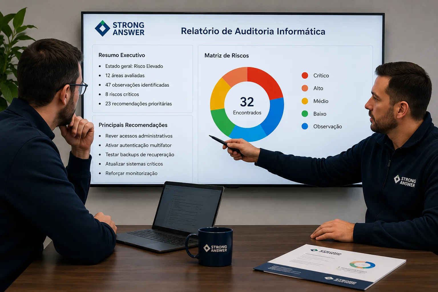 Presenting the results of an IT audit